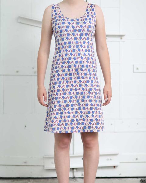 Sleeveless A-Line Reversible Dress from ANIMAPOP print 180