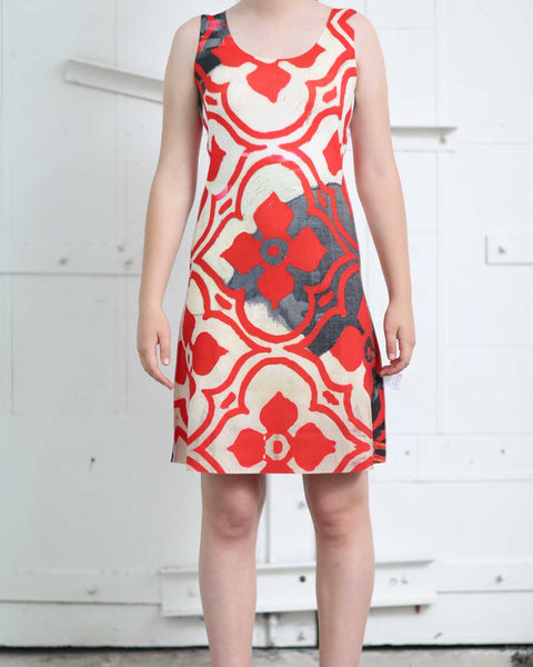 Sleeveless A-Line Reversible Dress from ANIMAPOP print 303