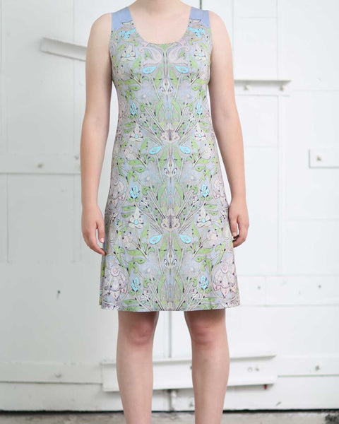 Sleeveless A-Line Reversible Dress from ANIMAPOP print 305